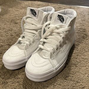 White high top vans